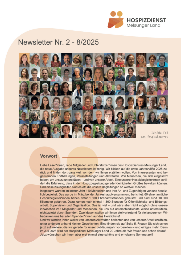Vorschau unseres Newsletters September 2025