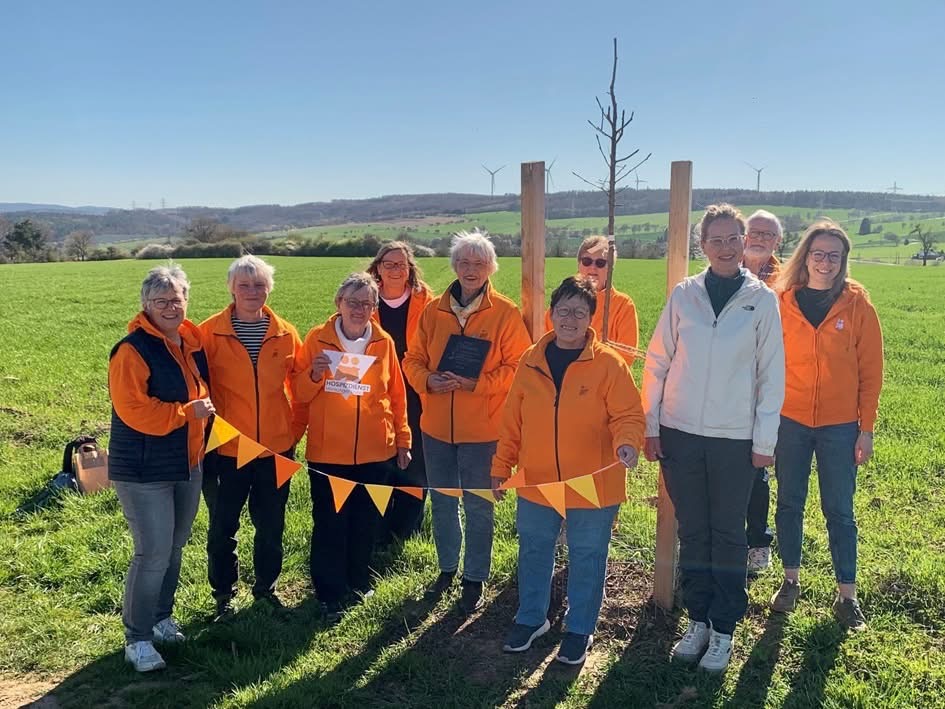 Pflanzen des Baums der Dankbarkeit