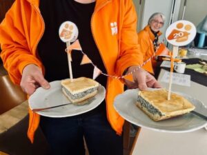 Geburtstagskuchen zum Jubiläum